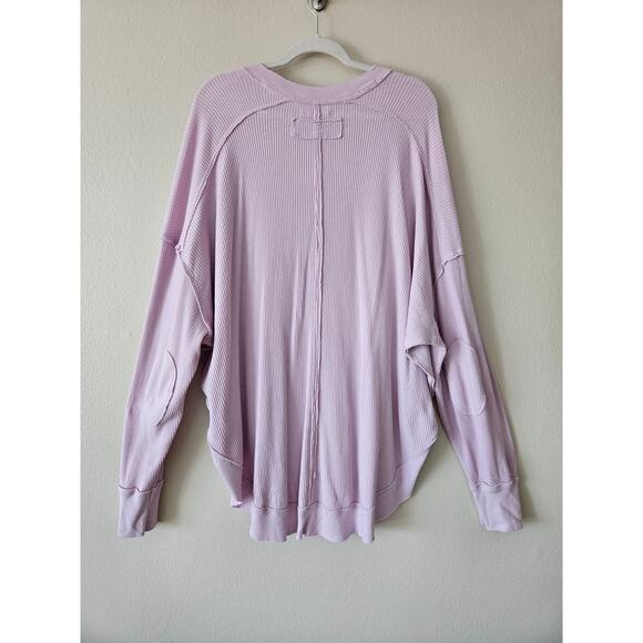 Free People We The Free Owen Thermal Knit Top, Size L - Picture 4 of 12